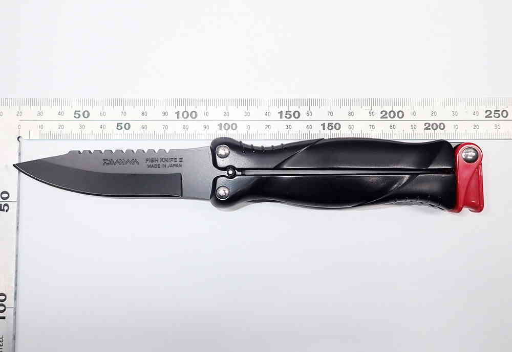 ランキングや新製品 ダイワ DAIWA フィッシュナイフ ２型 ブラック BK 国産 日本製 メール便対応 broadcastrf.com